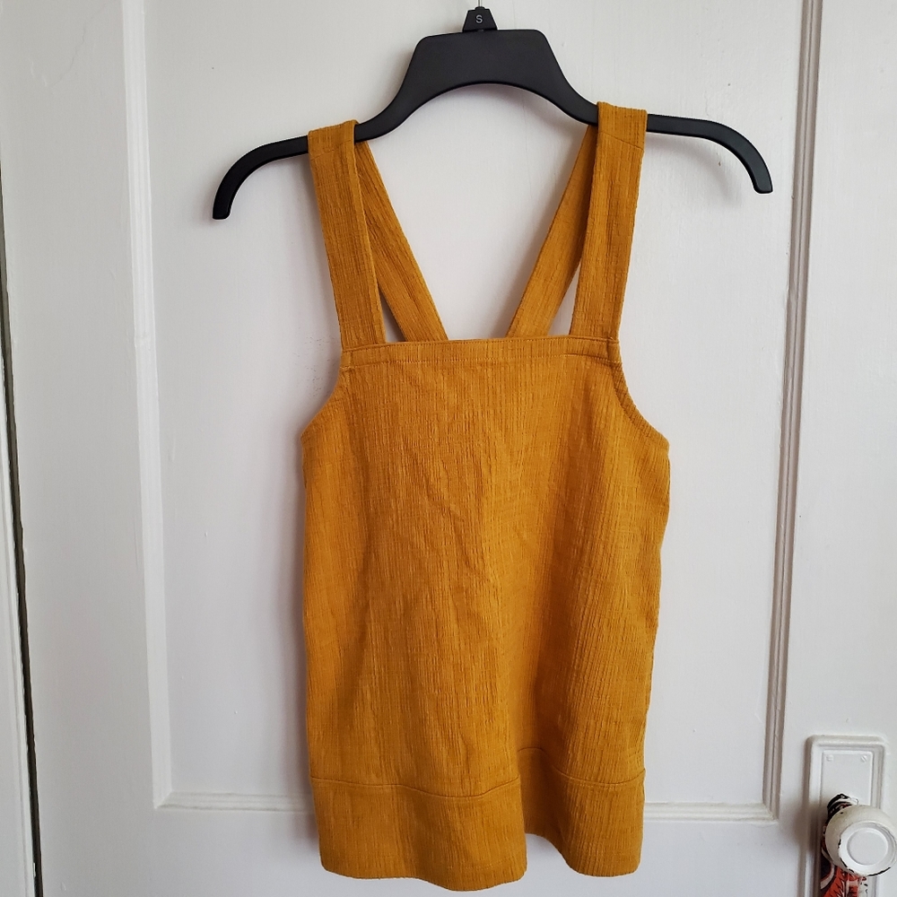 Madewell apron top sleeveless tank XS